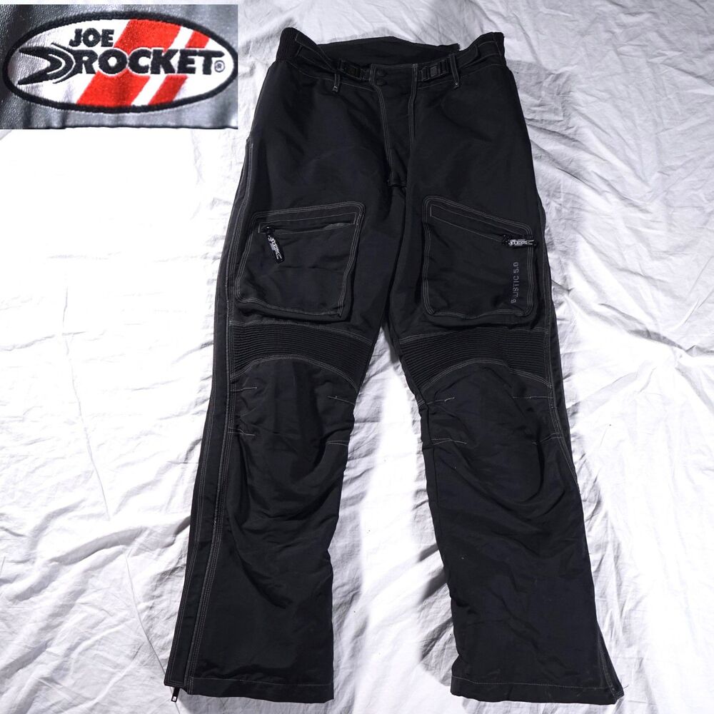 Joe Rocket Motorcycle Pants Black Mens Medium